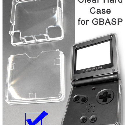 Hard Transparent PC Protective Cases for GBA SP Gameboy Advance Sp Console （Clear）