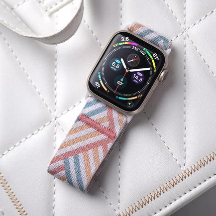 Tefeca Unity Series Elastic Compatible/Replacement Band for Apple Watch/Apple Watch Ultra (Bound, L fits 7.0-7.5 inch wrist, 41/40/38mm)
