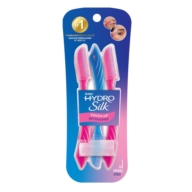 Disposable Facial Razors, 3 Count, Precision Cover for Eyebrow Shaping