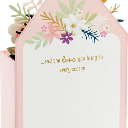 Hallmark Paper Wonder Mother's Day Pop Up Card (Floral Envelope) for Grandma, Nana, Gigi, Mimi, Mee-Maw