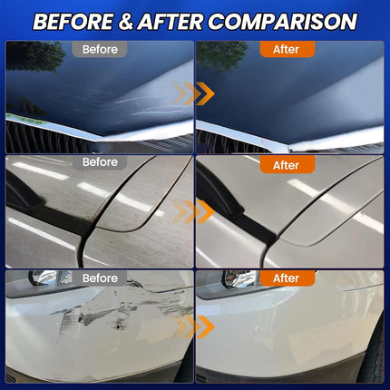 Car Scratch Remover Removes Scratches Swirls And Scuffs With Wax Rubbing Compound With Buffer Pad And Microfiber Towel For Cars Motorcycles SUVs Trucks For Car Owners 3.4 Ounces