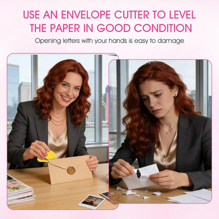 6 Pack Letter Opener Envelope Slitter, Quick Unboxing Machine,Suitable for Envelopes,Letters,Mail,and Packages,Suitable for Offices,Homes,and Businesses,6 Colors