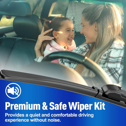 Rear Windshield Wiper for Honda CR-V 2017-2022, Streak-free OEM Back Wipers Blades, 12" Window Blade Replacement Assembly