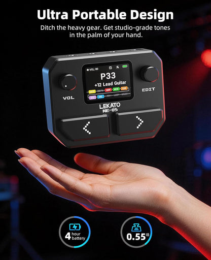 Multi Effects Guitar Pedal with Amp Models, Cab Sims, Looper, Drum Rhythms, NAM/IR Support, USB Audio - photo 5