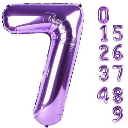 Number Balloons 5 Balloon Blue Birthday Decorations for Men Party, 40 Inch