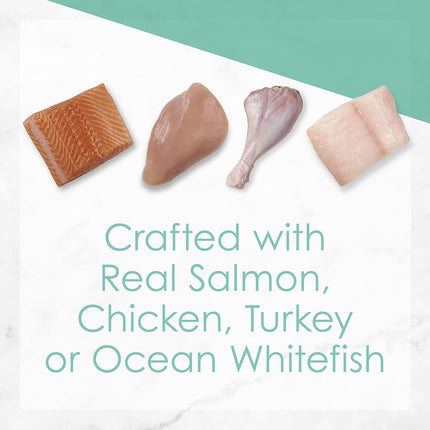 Purina Fancy Feast Tender Ocean Whitefish, Turkey, Chicken and Salmon Feasts Wet Kitten Food Variety Pack - (Pack of 24) 3 oz. Boxes