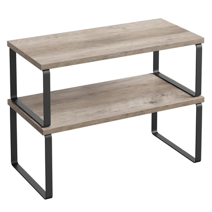 Cabinet Organizer Shelf, Set of 2 Spice Rack, Kitchen Storage