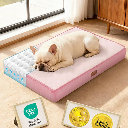Orthopedic Large Dog Bed, Reversible Memory Foam, 41 inch-XL(Gray)