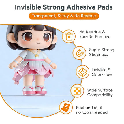 Versatile Double-Sided Adhesive dots, Ideal for Making Posters, car Toys, DIY Crafts, Decorations, Party Balloons, and More. (100, 0.78IN-Diameter)