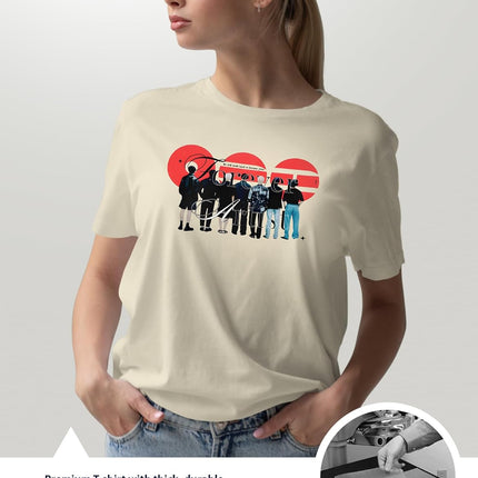 Forever Artist Arirang Shirt - Premium Cotton Boy Band Silhouette Shirt, K-Pop Fan Aesthetic Cream Streetwear, Army Gift Top
