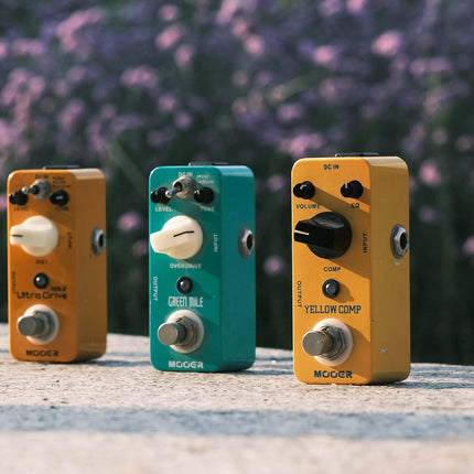 Yellow Compressor Guitar and Bass Pedal
