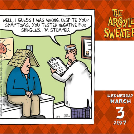 The Argyle Sweater 2027 Day-to-Day Calendar