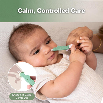 Haakaa Nasal Care Essentials Combo, Nasal Aspirator for Baby with Baby Nose Picker, Gentle Infant Ear & Nose Care Set with Case for Home or Travel