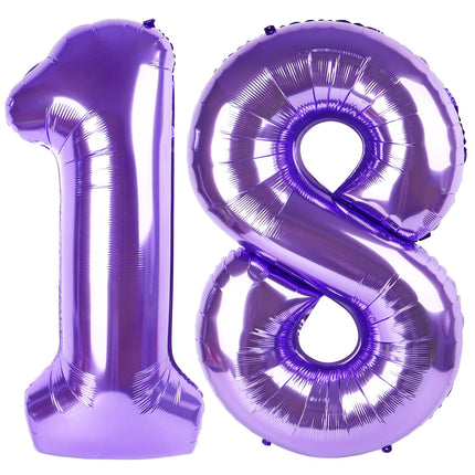 Number Balloons 5 Balloon Blue Birthday Decorations for Men Party, 40 Inch