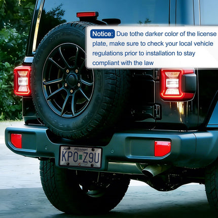 License Plate Holder & Frames, 2 Pack License Plate Protector, ABS Car Front/Rear License Plate Frame with Screws Caps, Fit Any Standard US Plates