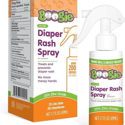 Diaper Rash Relief Bundle, No-Rub Spray & Maximum Strength Paste