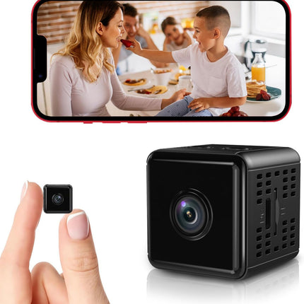 Hidden Camera,1080P WiFi Spy Camera with Night Vision & Motion Detection, Wireless Security Camera for Pet/Baby/Nanny, App Live Feed Smallest Smart Home Monitor