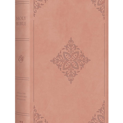 ESV Giant Print Bible, Red Letter (TruTone, Pink, Fleur-de-lis Design): Holy Bible, English Standard Version