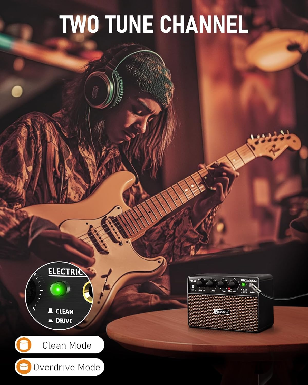 10W Mini Electric Guitar Combo Amplifier - photo 4