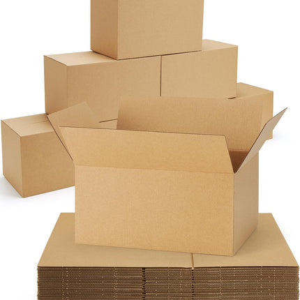 40-Pack-Small-Shipping-Boxes-8x8x4, Corrugated-Cardboard-Boxes-for-Packaging-Small-Business, White-Boxes-Mailers
