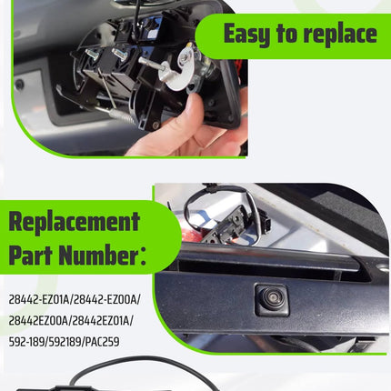 Rear View Backup Camera Fit for Nissan Titan XD 2016-2024, Replace 28442-EZ00A 28442-EZ01A