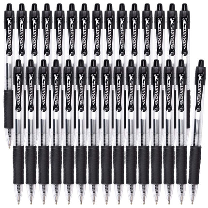 30 Gel Pens, Retractable Gel Ink Roller Pens for Smoothly Writing