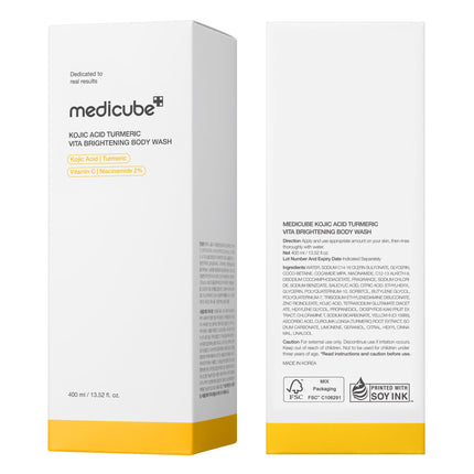 Kojic Acid Turmeric Brightening Body Wash, 13.52 fl.oz