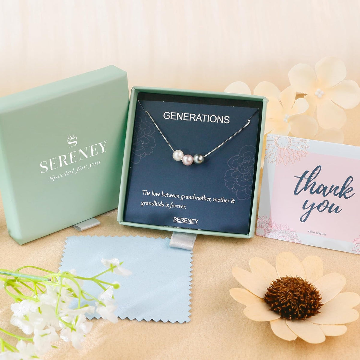 S925 Sterling Silver Grandma Necklace as Mothers Day Gifts - photo 4