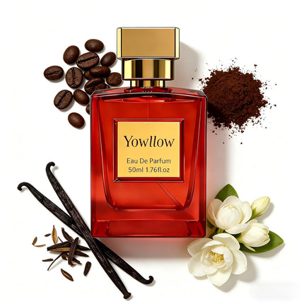 Yowllow- Ambery Vanilla - Eau de Parfum- Inspired by Y.SL's Bl.ack Op.ium- 1.7 FL/OZ (50ML)-Women Long-Lasting & Pure Perfume Fragrance Spary