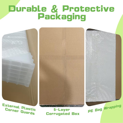 4 Pack Foam Board 24"x36", 0.23 Inch Thickness Poster Board, Double-Sided Acid-Free Foam Core Board, Large Lightweight Polystyrene Board for Painting, Display, Craft & School Projects, White