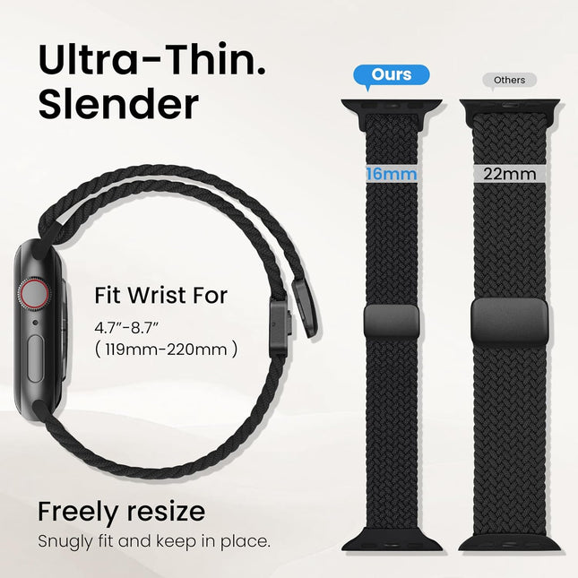 Slim Stretchy Band Compatible with Apple Watch Bands 40mm 41mm 42mm 38mm