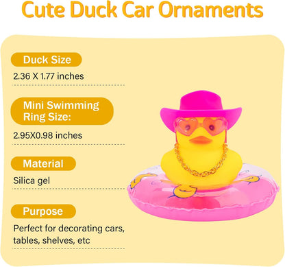 Car Rubber Duck Car Duck Decoration Dashboard Car Ornament for Car Dashboard Decoration Accessories with - photo 5
