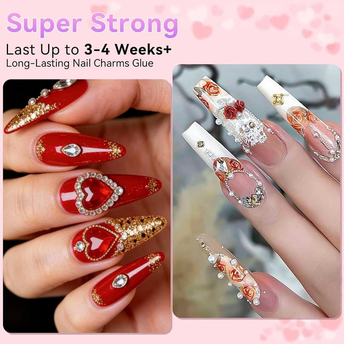 Rhinestone Gel Nail Glue for Charms, Gems & 3D Nail Art, 30ML - photo 2