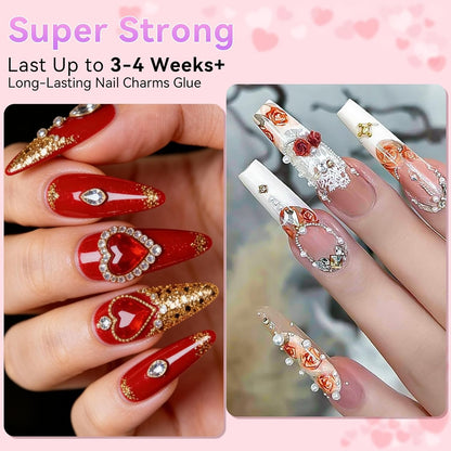 Rhinestone Gel Nail Glue for Charms, Gems & 3D Nail Art, 30ML - photo 2