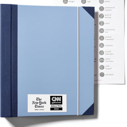 Important Document Organizer | Binder with Guided Labels, Acid-Free File Folder Organizer with 10 - photo 2