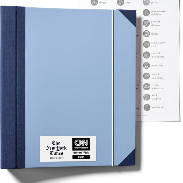 Important Document Organizer | Binder with Guided Labels, Acid-Free File Folder Organizer with 10 - photo 2