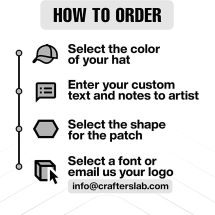 Custom Trucker Leather Patch Hat Laser Engraved