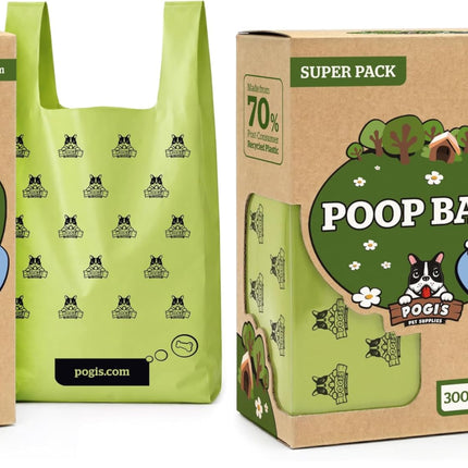 Large Dog Poop Bags with Handles, Fresh Scent, Extra Thick, 300 Bags - photo 11