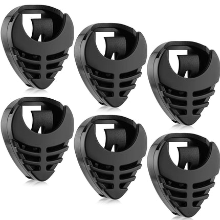 6 Pieces Adhesive Guitar Pick Holder for Acoustic Guitar