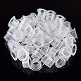 Heart Shaped Tattoo Ink Cups Medium #13 100pcs Plastic Disposable Tattoo Ink Cups For Tattoo Permanent Makeup Container Cap Tattoo Accessory,Tattoo Ink,Tattoo Supplies,Tattoo Kits (PINK)
