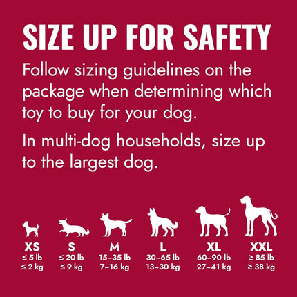 KONG Classic Stuffable Dog Toy - Fetch & Chew Toy for Dogs - Treat-Filling Capabilities & Erratic Bounce for Extended Play Time - Durable Natural Rubber Material - for Extra Small Dogs