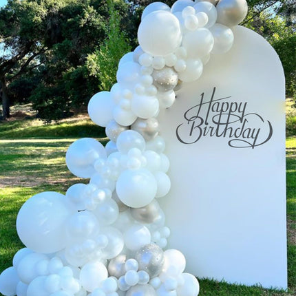 White Balloons 12 inch, White Latex 50pcs Party Balloons