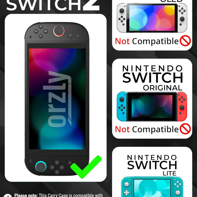 Case Compatible with Nintendo Switch 2 Protective Carry Case (2025