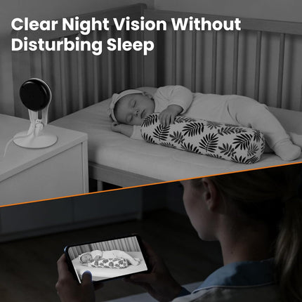 Indoor Camera for Pet & Baby Monitoring, 2K Clear View, Motion Alerts & Night Vision, 2-Way Audio, Easy Setup Home Security Cam, Alexa & Google Home Compatible, 2.4G Wi-Fi only