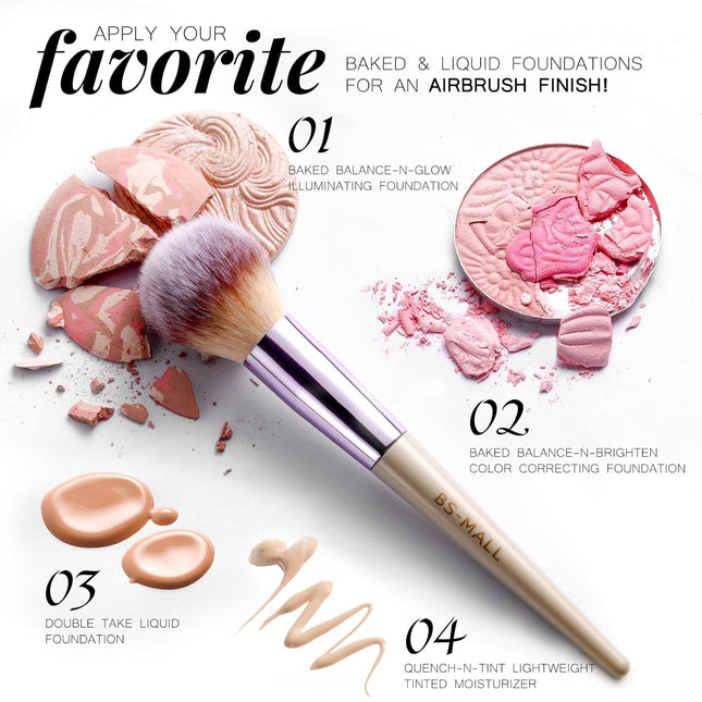 Makeup Brush Set 18 Pcs Premium Synthetic Foundation Powder