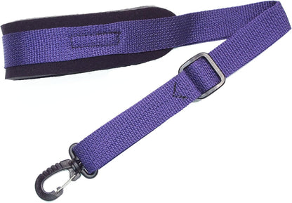 Purple Neoprene Padded Saxophone Strap with Locking Swivel Snaphook