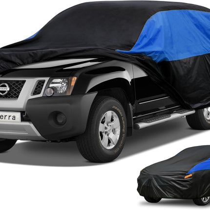 GUNHYI Nissan Car Cover Custom Fit Nissan Xterra Waterproof All Weather, Lightweight Full Exterior Cover for Automobiles Outdoor Sun UV Rain Dust Snow Wind Protection.