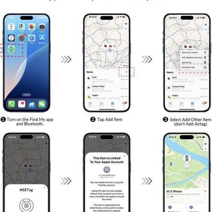 Tracker Tag - 2 Pack [Apple MFi Certified] Bluetooth Trackers Works with Apple Find My (iOS Only) - IP67 Waterproof Item Finders | Track Keys, Wallet, Luggage, Backpack