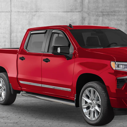 in-Channel Extra Durable Rain Guards for Chevy Silverado/GMC Sierra 1500 2019-2026 Crew Cab,Window Deflectors,Vent Visors,4pcs - 220089
