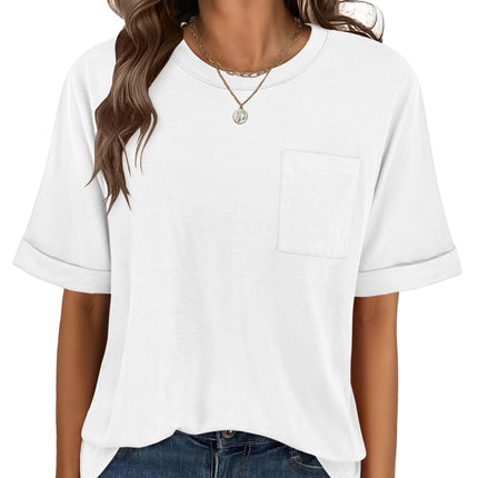 Blusas de mujer de manga corta, camisetas oversize